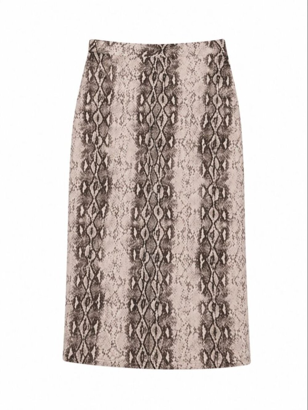 NWT MUSTARD SEED Gray & White Snakeskin Pattern Pencil Skirt